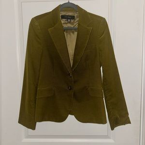 Zara Dark/olive green corduroy blazer